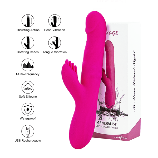 Vibrador de impulso e rotação de contas